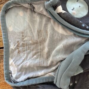 Little Sleepies blue to the moon and back zippy